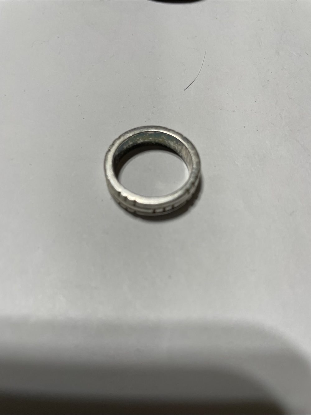 Silver Stackable Band Ring - Picture 2 of 2